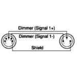 AC-DMXT/3M5F 3pin male/5pin female – Bild 2