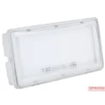 Notausgang Leuchte mit 30 weissen LED's, IP65,