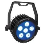 Power Spot-6 Q5 mit 6 x RGBWA '5-in-1' LED's 25°, – Bild 3