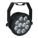Powerspot 10-SW Schwarz mit 10 x WW/CW/A 5W LED's 18¦, DMX