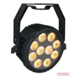 Powerspot 10-SW Schwarz mit 10 x WW/CW/A 5W LED's 18¦, DMX – Bild 4