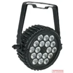 Compact Par-18 MKII Spot mit 18 Tricolor 3W LED's