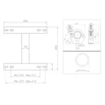 Traversenadapter mit Kupplungen und einem Ø 35 mm-Zapfen – Bild 4