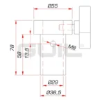 GUIL ADT-22 Mehrzweck-Reduzieradapter – Bild 3