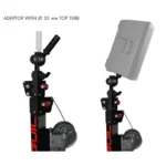 Neigbarer Lautsprecheradapter mit Stange – Bild 2