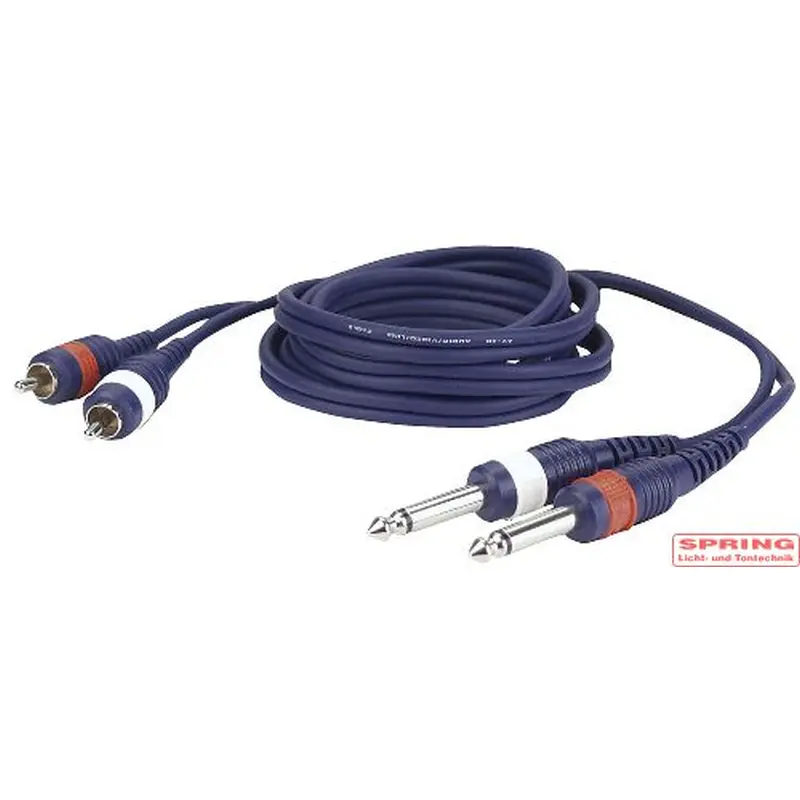 fl23150_ Adapterkabel 2 x Jack/Klinke Männlich Mono zu – Bild 1