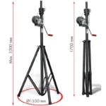 ELC-700 Teleskophebeturm „Top Loading“. Klappbarer Sockel – Bild 7