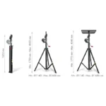 ELC-710 Teleskophebeturm „Top Loading“. Klappbarer Sockel – Bild 5
