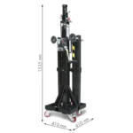 ELC-750 Teleskophebeturm „Top Loading“. Abnehmbare Beine und Sockel mit Rädern – Bild 6