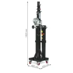 ELC-760/M Teleskophebeturm „Top Loading“. Abnehmbare Beine und Sockel mit Rädern – Bild 6