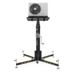 ELC-765 Teleskophebeturm „Top Loading“. Abnehmbare Beine und Sockel mit Rädern – Bild 4