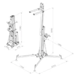 ULK-400PLUS Hubturm – Frontlader (für Line Array und Truss) – Bild 4