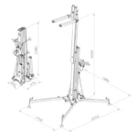 ULK-500PLUS Hubturm – Frontlader (für Line Array und Truss) – Bild 6