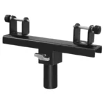 Traversenadapter mit Einsteckschacht Ø 55 mm. Für Traversen von 25 bis 40 cm