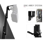 Line-Array Adapter für ULK-Towern mit 60×60-mm-Gabeln – Bild 2