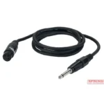Adapterkabel XLR 3-Pol Weiblich zu Jack/Klinke – Bild 2
