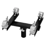 Traversenadapter mit Kupplungen und einem Ø 55 mm-Zapfen